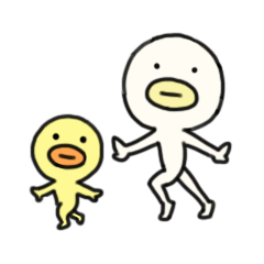 [LINEスタンプ] アヒルの世界の画像（メイン）