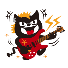 [LINEスタンプ] ブラックキャット