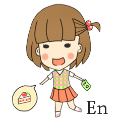 [LINEスタンプ] NICHA NICHA Happy Day En