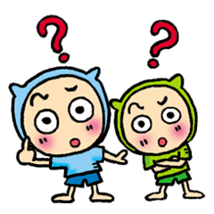 [LINEスタンプ] ブルちゃんとグリちゃん