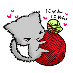 [LINEスタンプ] 京猫ゆうじろうはんにゃりスタンプの画像（メイン）