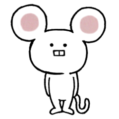 [LINEスタンプ] ネズミちゃん 2の画像（メイン）