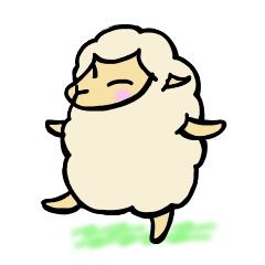 [LINEスタンプ] モコモコのひつじ