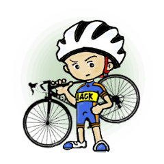 [LINEスタンプ] 自転車とジャックの画像（メイン）