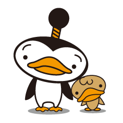 [LINEスタンプ] 殿様ペンギン