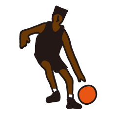 [LINEスタンプ] 90s BASKETBALL PLAYERの画像（メイン）