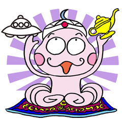 [LINEスタンプ] ゆかいなタコ星人