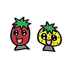 [LINEスタンプ] いちごちゃん。