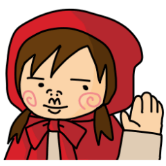 [LINEスタンプ] ぶさずきんちゃんの画像（メイン）