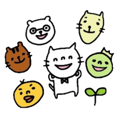 [LINEスタンプ] もんもんちゃんの仲間たち