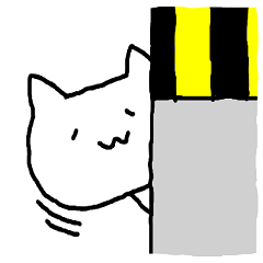 [LINEスタンプ] ゆるいしろねこさん