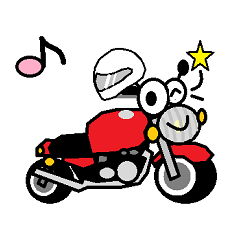 [LINEスタンプ] Bikeくんの画像（メイン）