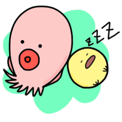 [LINEスタンプ] たこすけとふれんず。