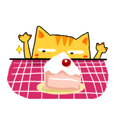 [LINEスタンプ] 黄色の猫をタビーの画像（メイン）