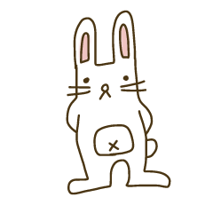 [LINEスタンプ] うさぎうさぎうさぎ COLOR