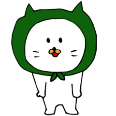 [LINEスタンプ] ネコずきんの画像（メイン）