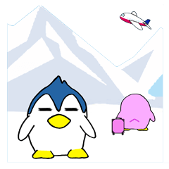 [LINEスタンプ] ペンギン夫婦