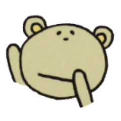 [LINEスタンプ] あいちゃくわいちゃうくま