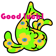[LINEスタンプ] Good Luck Fishes