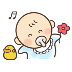 [LINEスタンプ] バブ〜な日々