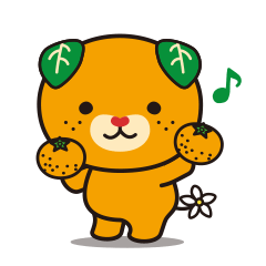 [LINEスタンプ] 愛媛県イメージアップキャラクターみきゃんの画像（メイン）