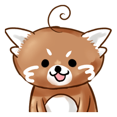 [LINEスタンプ] レッサーパンダ