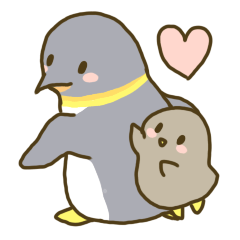 [LINEスタンプ] ペンギンの家族の画像（メイン）