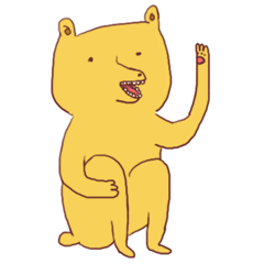 [LINEスタンプ] ハノクマ