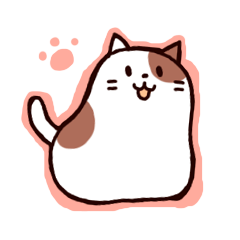 [LINEスタンプ] やわらかいねこの画像（メイン）