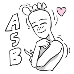 [LINEスタンプ] AsB - Feet Faceの画像（メイン）