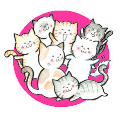 [LINEスタンプ] 猫ねこいっぱい2