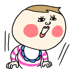 [LINEスタンプ] 赤子