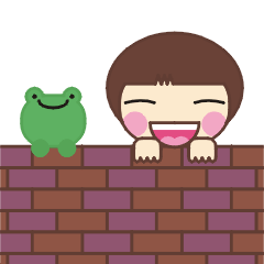 [LINEスタンプ] Frog is here (Part II)の画像（メイン）