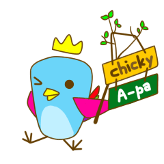 [LINEスタンプ] Chicky A-pa