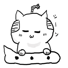 [LINEスタンプ] さむらいねこ第二弾の画像（メイン）