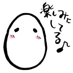 [LINEスタンプ] 手描きタマゴちゃん