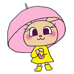 [LINEスタンプ] うさぎのラブリちゃん