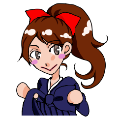 [LINEスタンプ] りょみちゃんとさんどぎ君