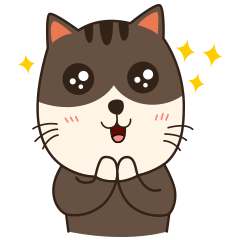 [LINEスタンプ] Sushi Meaw English version