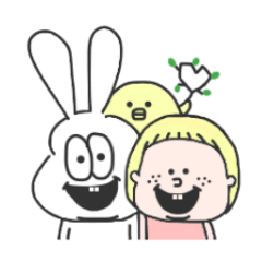 [LINEスタンプ] 太っちょうさぎ第八弾の画像（メイン）