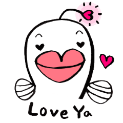 [LINEスタンプ] ホワイトあんこう