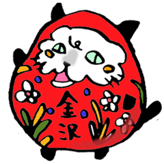 [LINEスタンプ] 金沢猫ジュリの「新幹線やぞ！みんな集合」の画像（メイン）