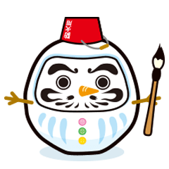 [LINEスタンプ] (雪)だるま〜雪だるまに憧れて〜の画像（メイン）