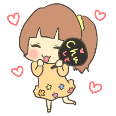 [LINEスタンプ] Fun？Fan！Girl！！2