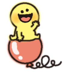 [LINEスタンプ] ニコちゃんスタンプ