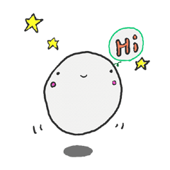 [LINEスタンプ] ゆとり上手。カラフルゆる文字スタンプの画像（メイン）