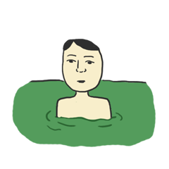 [LINEスタンプ] 沼に沈んでるのに余裕な人