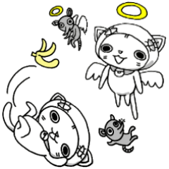 [LINEスタンプ] ねこかぶり猫の画像（メイン）