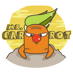 [LINEスタンプ] Mr.Carrot (practical)