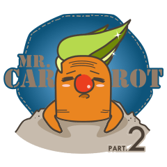 [LINEスタンプ] Mr.Carrot (conversation)